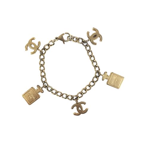 chanel white gold charm bracelet|chanel charm bracelet price.